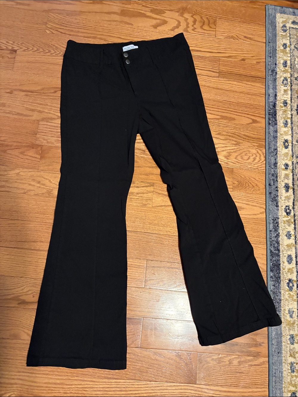 Black Flared Dress Pants by Vanilla Star